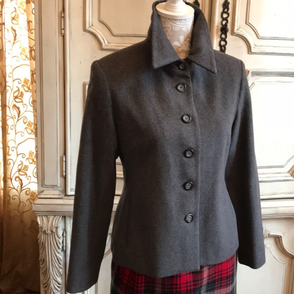 LOUBEN FINE CASHMERE JACKET, VTG SZ 10 Petite MADE IN CANADA EX COND LIKE NEW - Picture 2 of 8